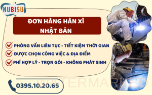 đơn hàng hàn xì nhật bản