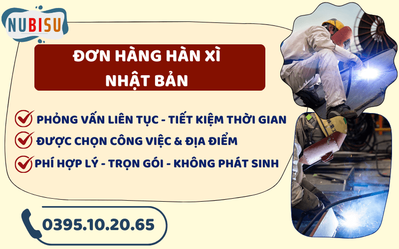 đơn hàng hàn xì nhật bản