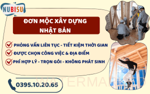 đơn hàng mộc xây dựng nhật bản