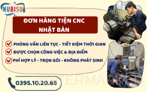 đơn hàng tiện cnc nhật bản