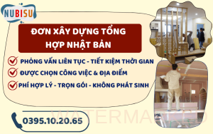 đơn hàng xây dựng tổng hợp nhật bản
