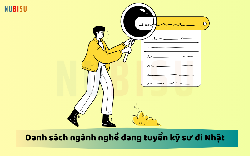 Danh sách ngành nghề đang tuyển kỹ sư đi Nhật