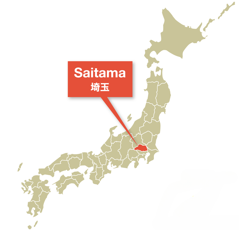 Vị trí tỉnh Saitama
