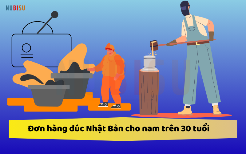 Đơn hàng đúc Nhật Bản cho nam trên 30 tuổi