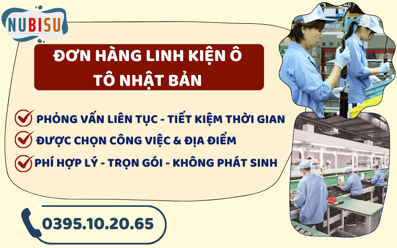 đơn hàng lắp ráp ô tô nhật bản