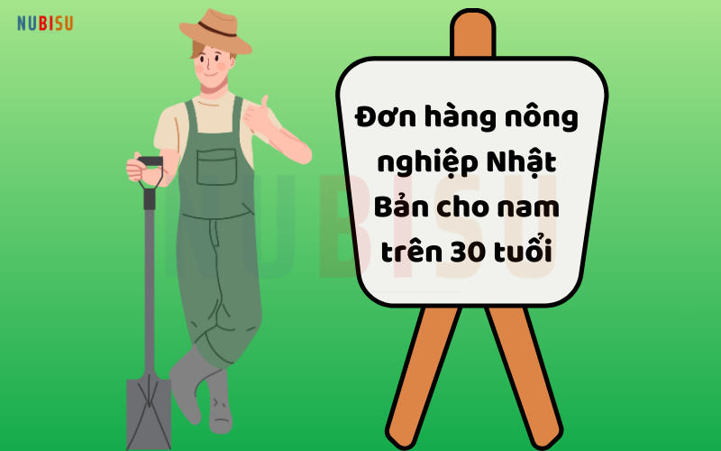 Đơn hàng nông nghiệp Nhật Bản cho nam trên 30 tuổi