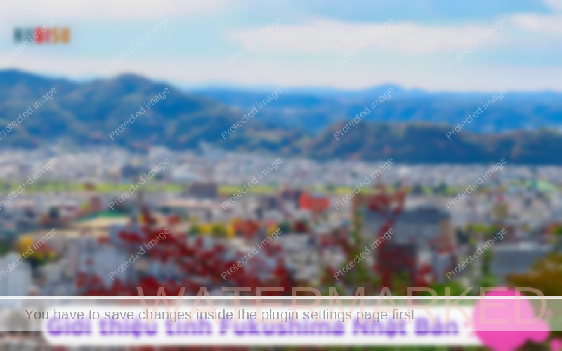 Tỉnh Fukushima Nhật Bản