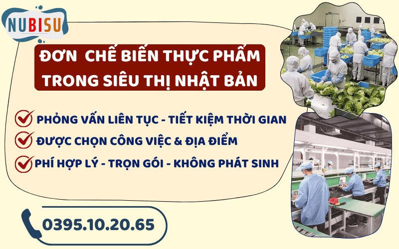 chế biến thực phẩm trong siêu thị