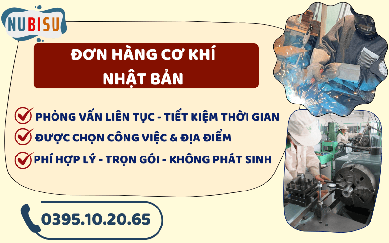 đơn hàng cơ khí nhật bản