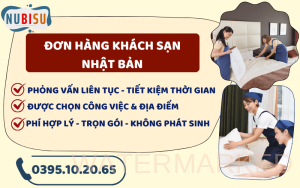 đơn hàng khách sạn nhật bản