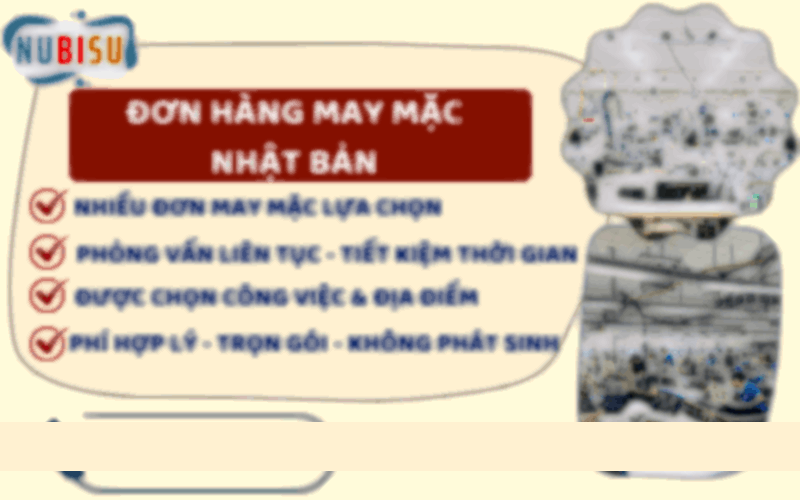 đơn hàng may mặc nhật bản