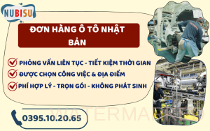 xuất khẩu lao đông nhật bản ngành ô tô